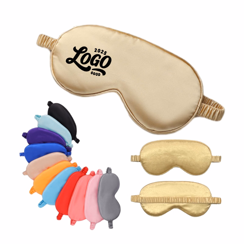 Soft Imitation Silk Sleep Mask In Multiple Colors