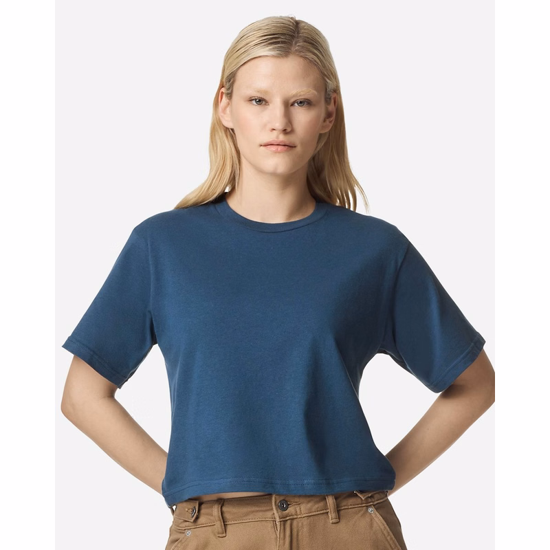 Women's Fine Jersey Mid-Length Boxy Tee - 102