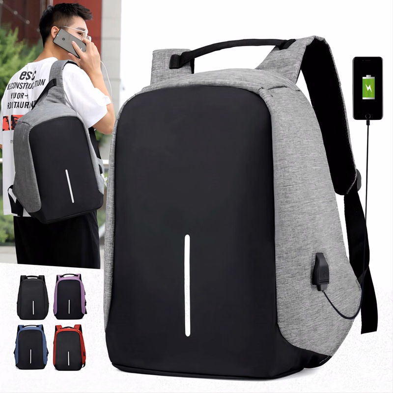 Travel Laptop Backpack w/ USB Charging Port