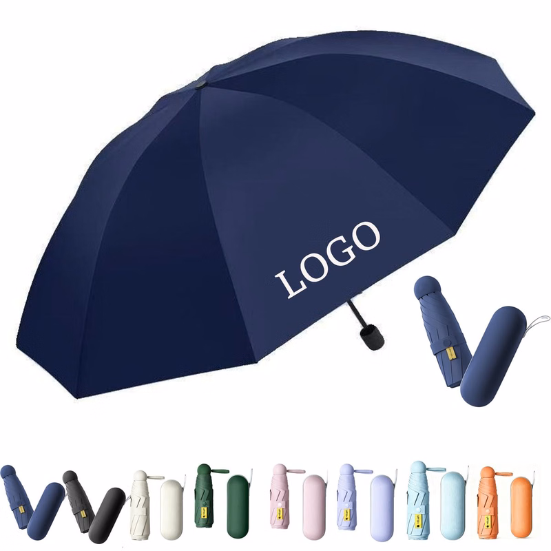 MOQ 10 Piece Capsule Case Umbrella