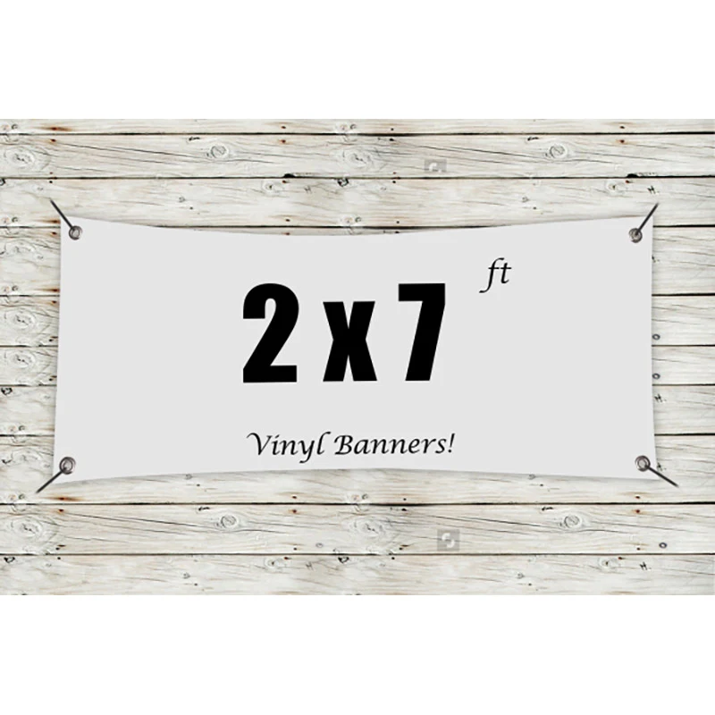 Custom 2' x 7' Vinyl Banners 1