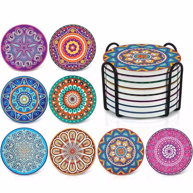 Round Ceramic Absorbent Coaster