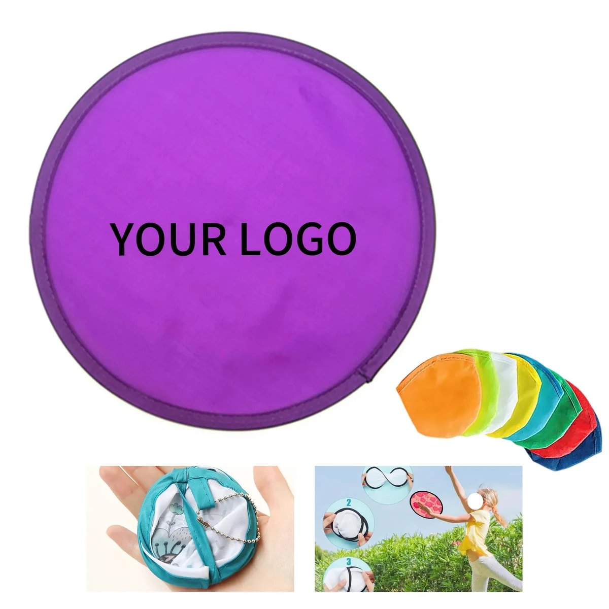 10 Inch Collapsible Flyer Fan for Outdoor Games 1