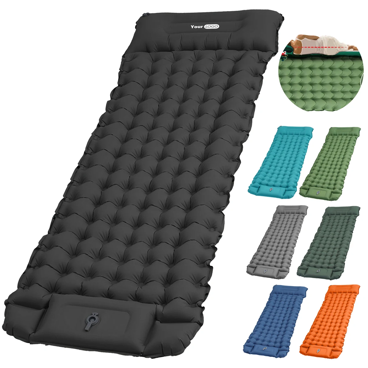Tpu Lightweight Inflatable Camping Sleeping Mat 1