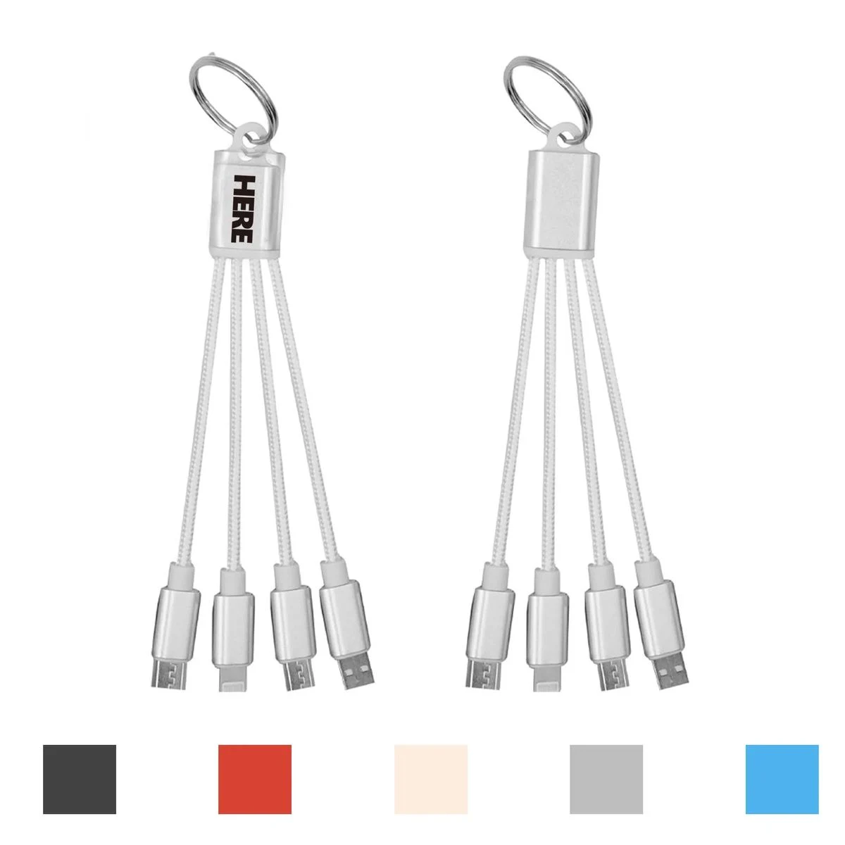 Keychain 4-In-1 Charging Cable 1