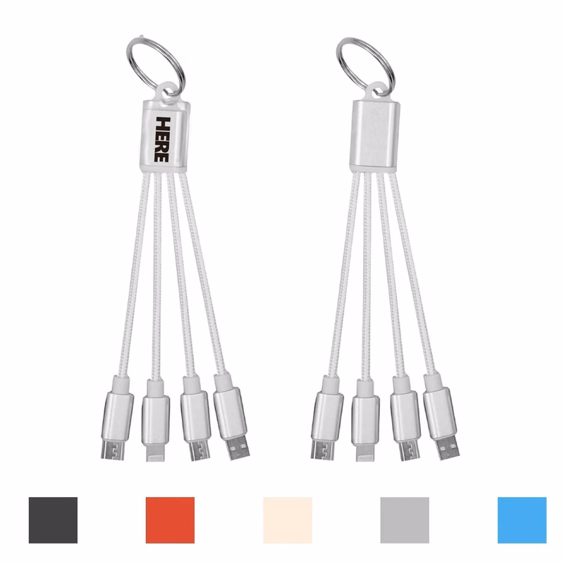 Keychain 4-In-1 Charging Cable