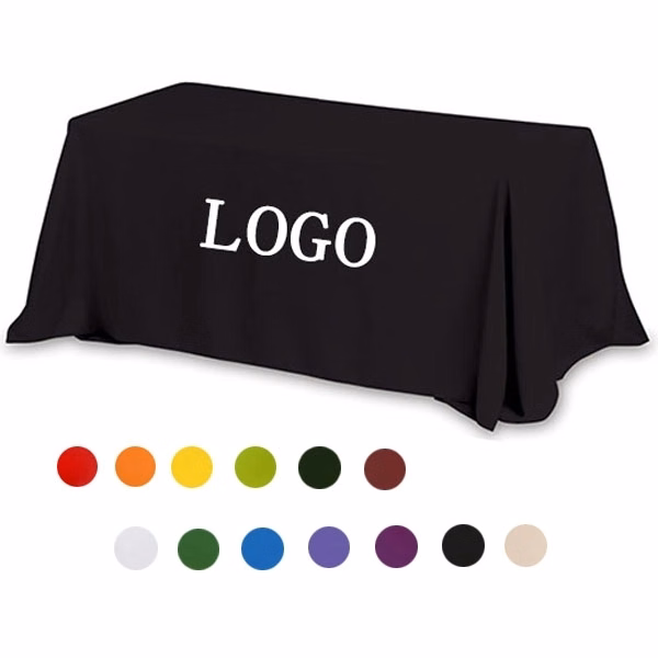 3-Sided Economy 8 Ft Table Covers