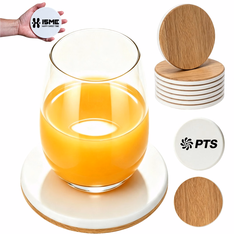 Round, Ceramic Coaster
