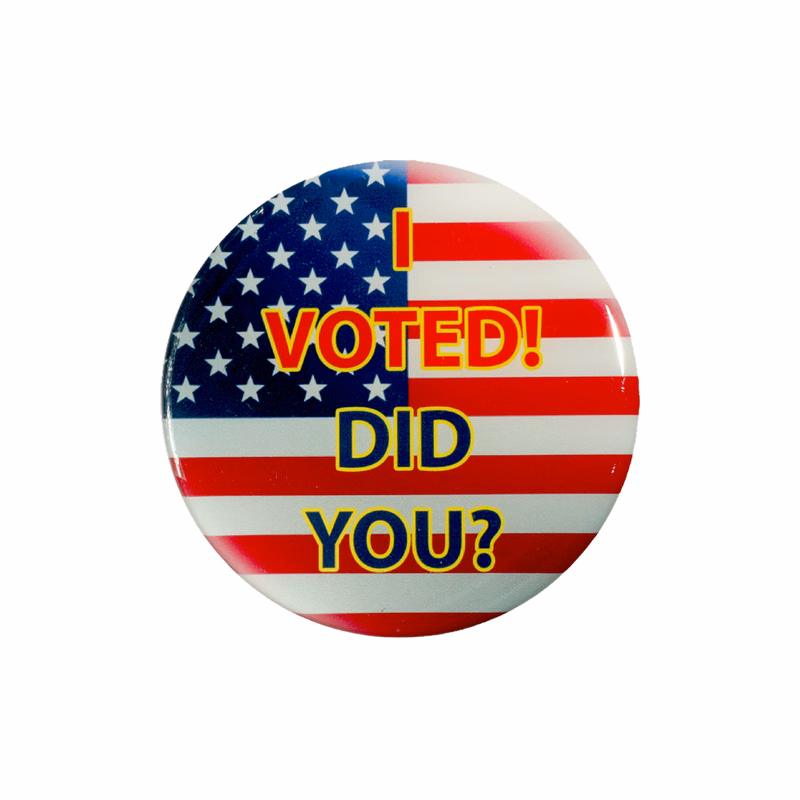 Magnet Lapel Pin with custom shaped imprint from 3.1 to 4.0 Sq. In.