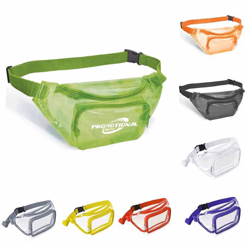 Clear Pvc Transparent Fanny Pack Waist Bag
