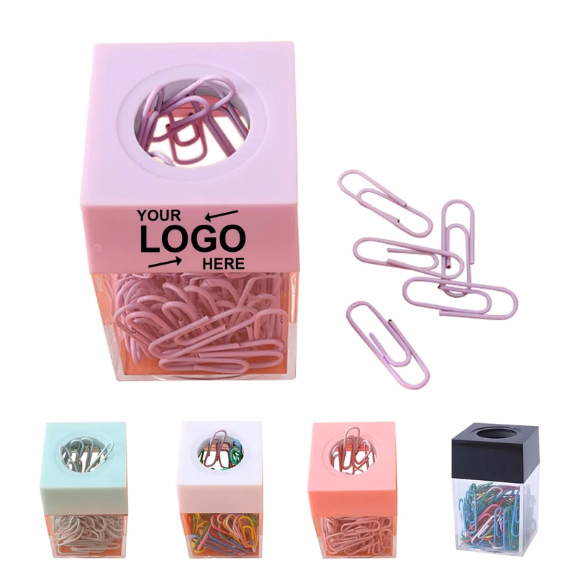 Paperclip Dispenser With Magnet
