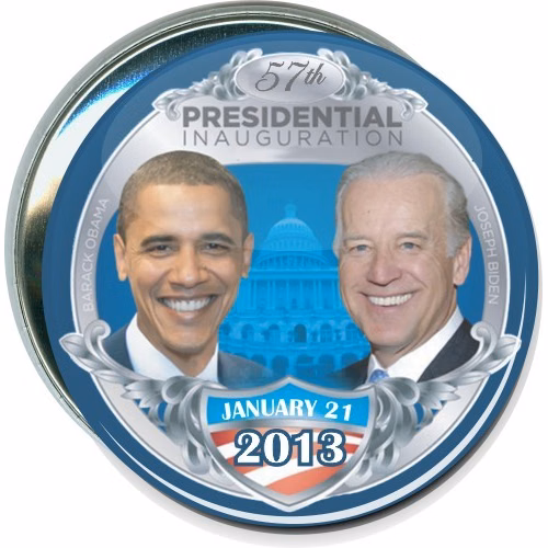 Obama Biden, 57th Presidential Inauguration Political Button