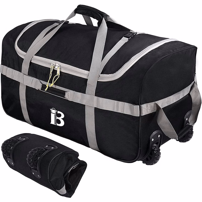 120L Foldable Large Capacity Duffle Bag w/ Wheels
