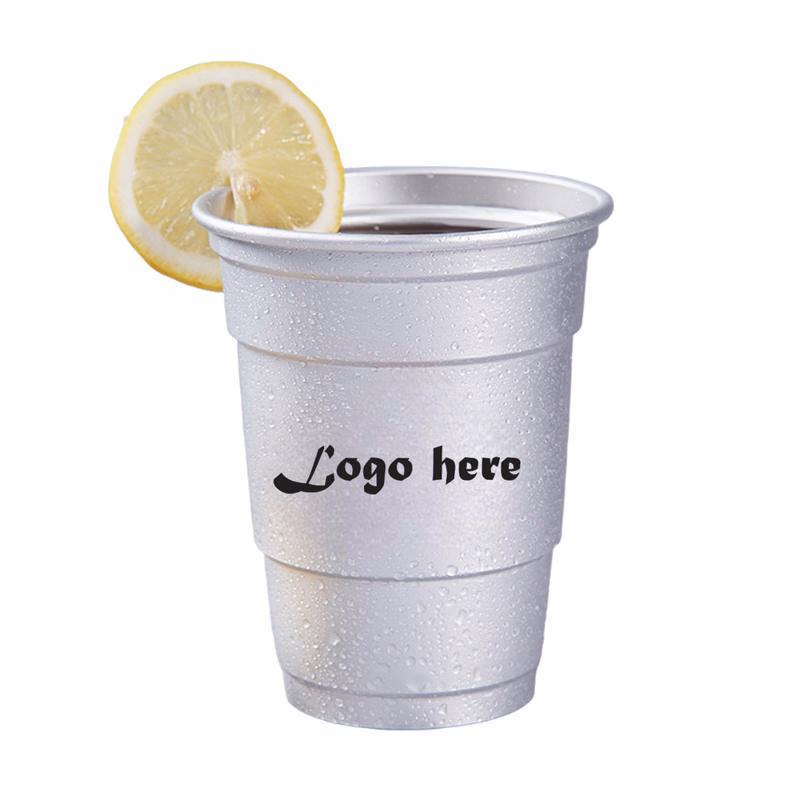 15oz Infinitely Recyclable Aluminum Cup MOQ50