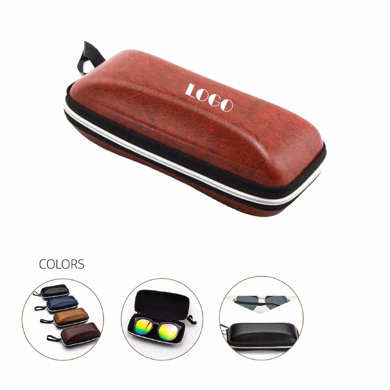 MOQ 20pcs PU Leather Glasses Case