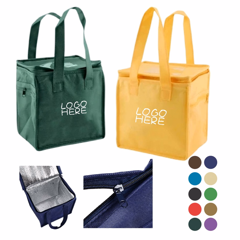 Foil Thermal Hot/Cold Cooler Insulation Zipper Bag