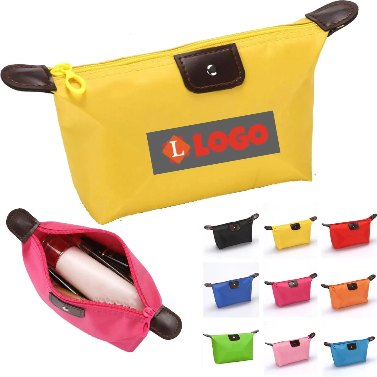 Full Color Dumpling Cosmetic Zipper Bag 1