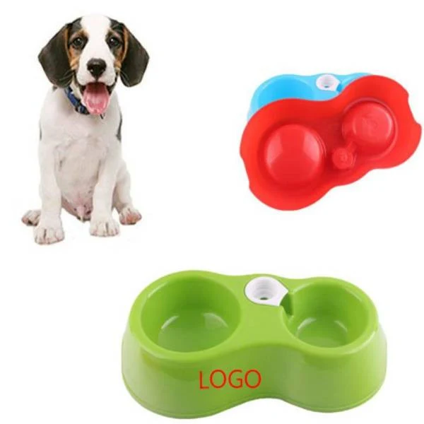 Double Drinking Food Pet Bowl 1