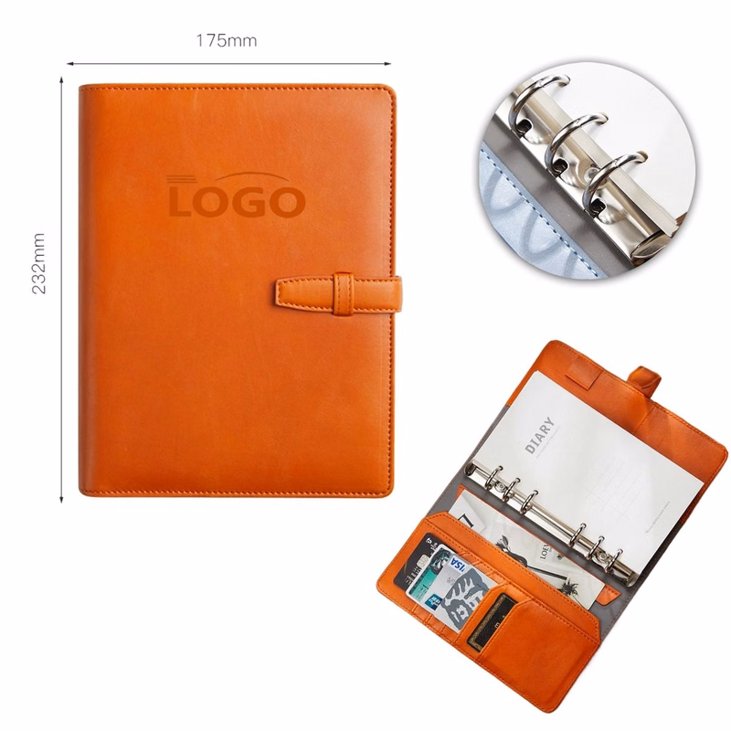 MOQ20 PU Multifunctional Inner Clip Buckle Notebook