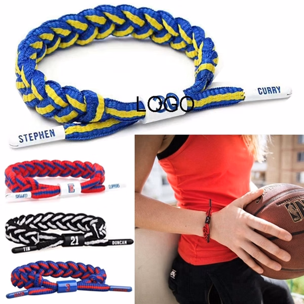 Adjustable Team Star Shoelace Wristbands