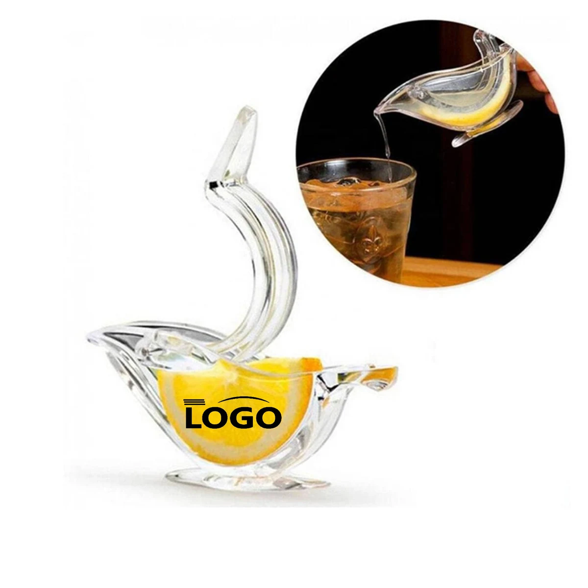 Acrylic Manual Lemon Juicer With Your Logo 1