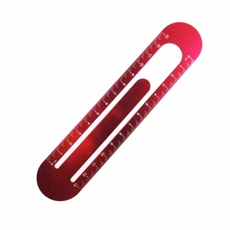 5 inch Metal Straight Bookmark Ruler