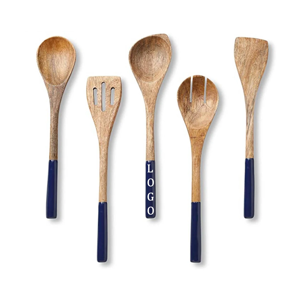 5 Pieces Wooden Kitchen Utensil Set 1