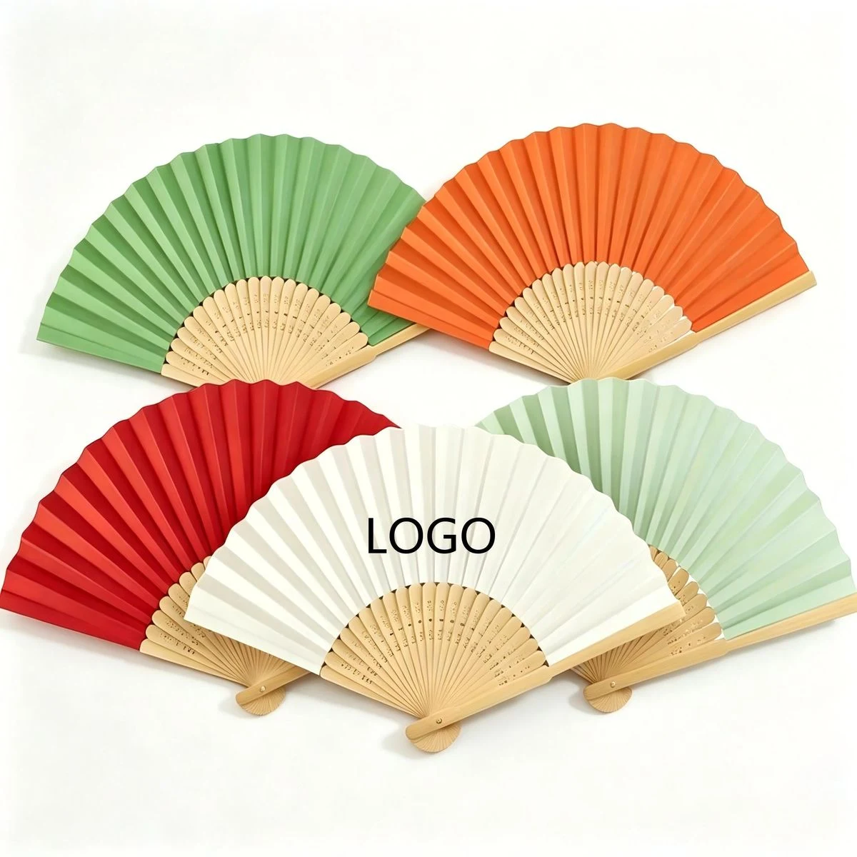Handheld Paper Folding Fan 1