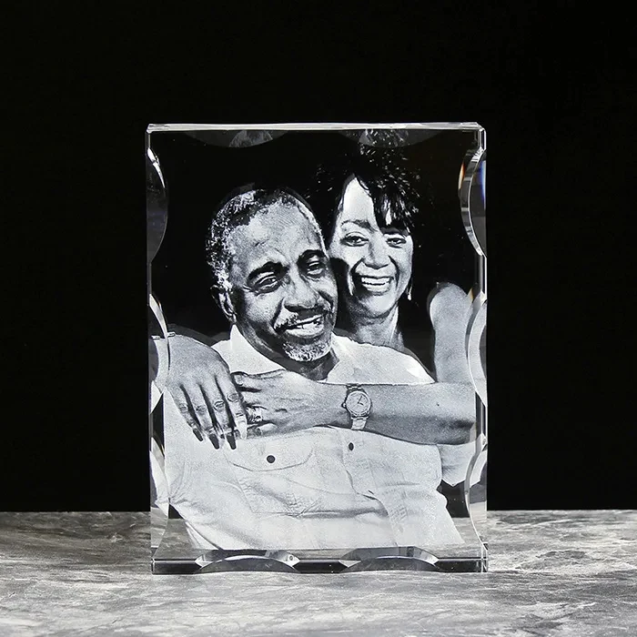 Custom 3d Crystal Photo Frame 1