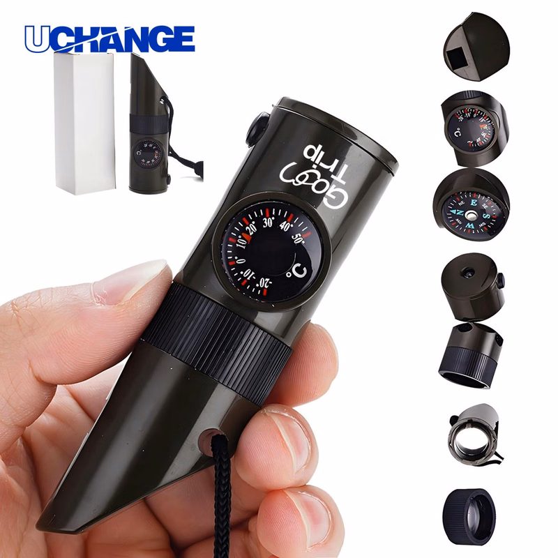 7-in-1 Survival Whistle Tool