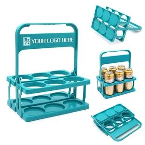 Plastic Foldable Beer Bottle Basket Holder 1