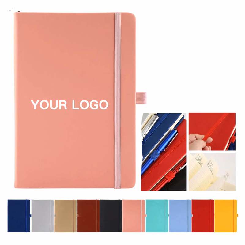 Portable PU Leather Notebook for Office and Travel
