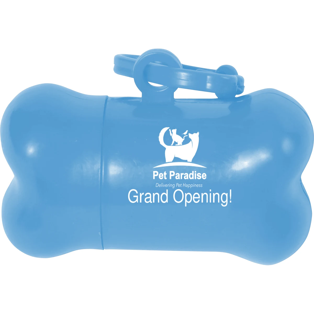 Blue Bone Shaped Pet Waste Bag Dispenser (3.125" x 1.75") 1
