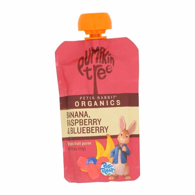 Peter Rabbit Baby Food 10pk - Raspberry Banana Blueberry