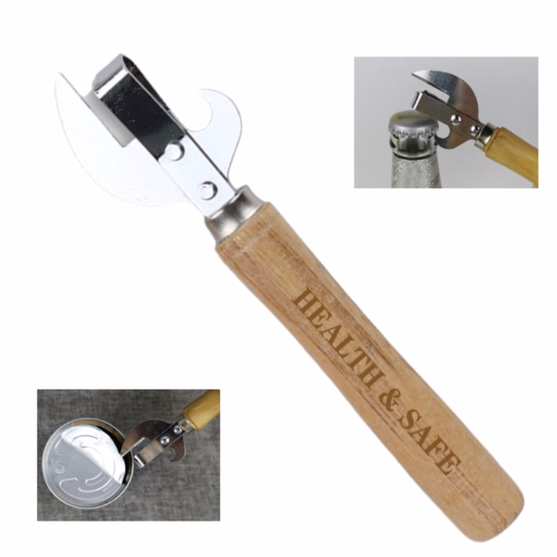 Wooden Handle Can Opener