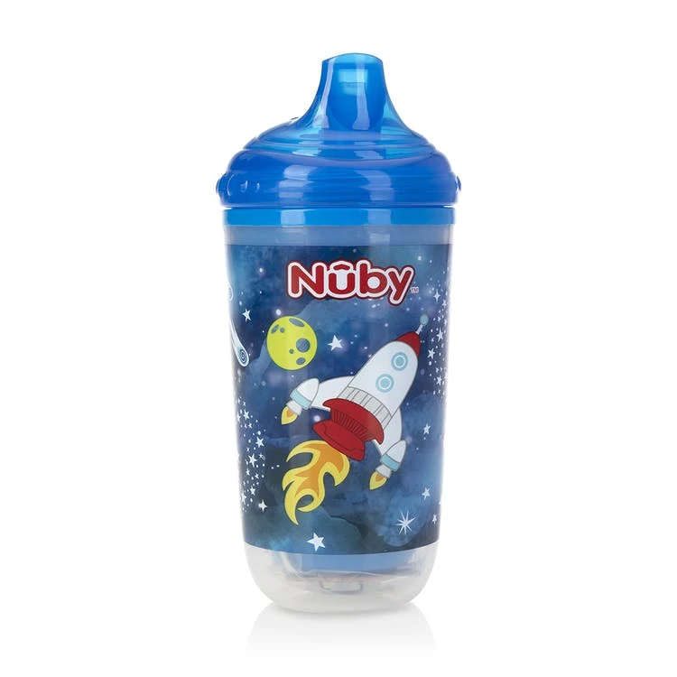 Nuby Light-Up No Spill Sippy Cup - Insulated Space 10 oz 1
