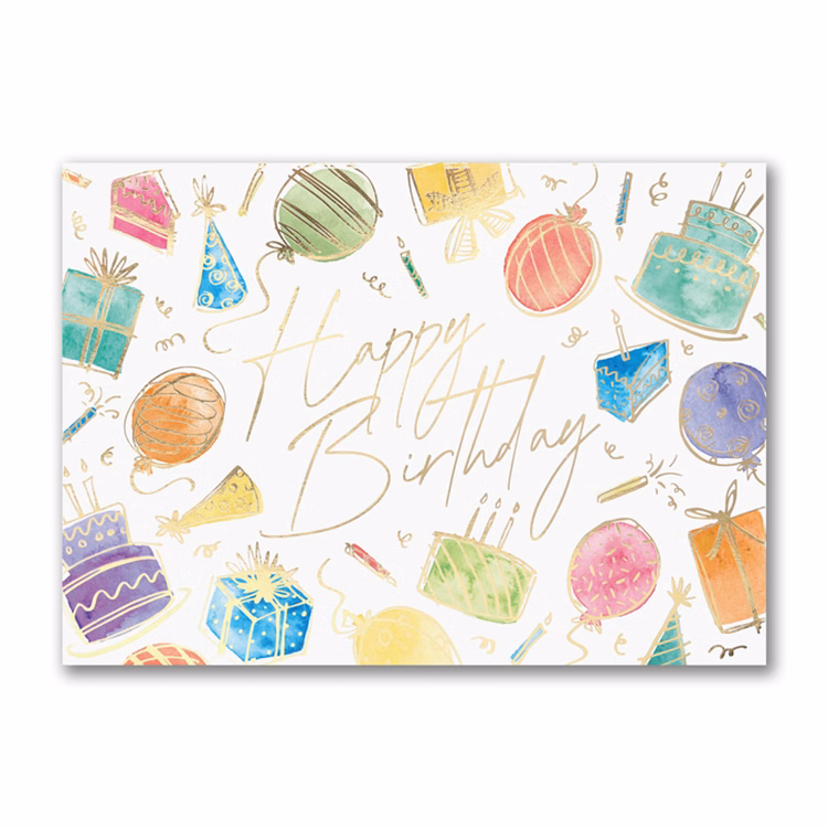 Celebration Icons Birthday Card