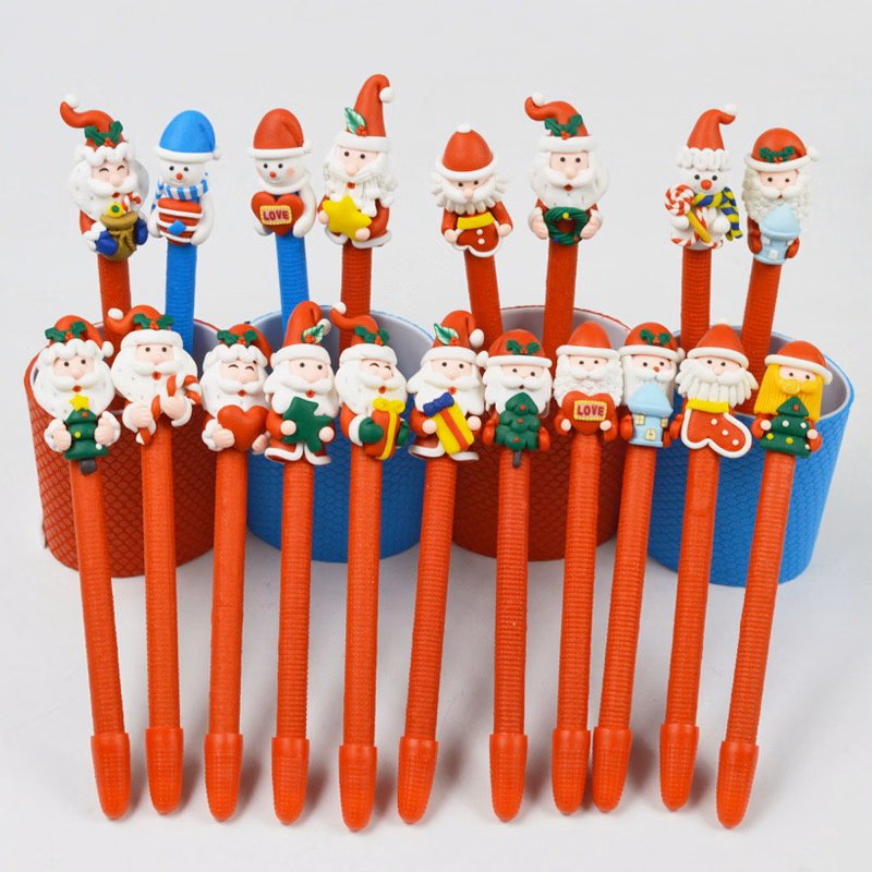 Christmas Gift Various Santa Claus Shaped Pen