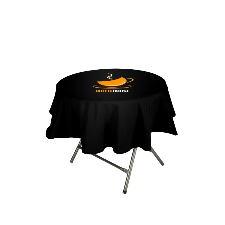 60" Round Non-Fitted Premium Table Cover 1