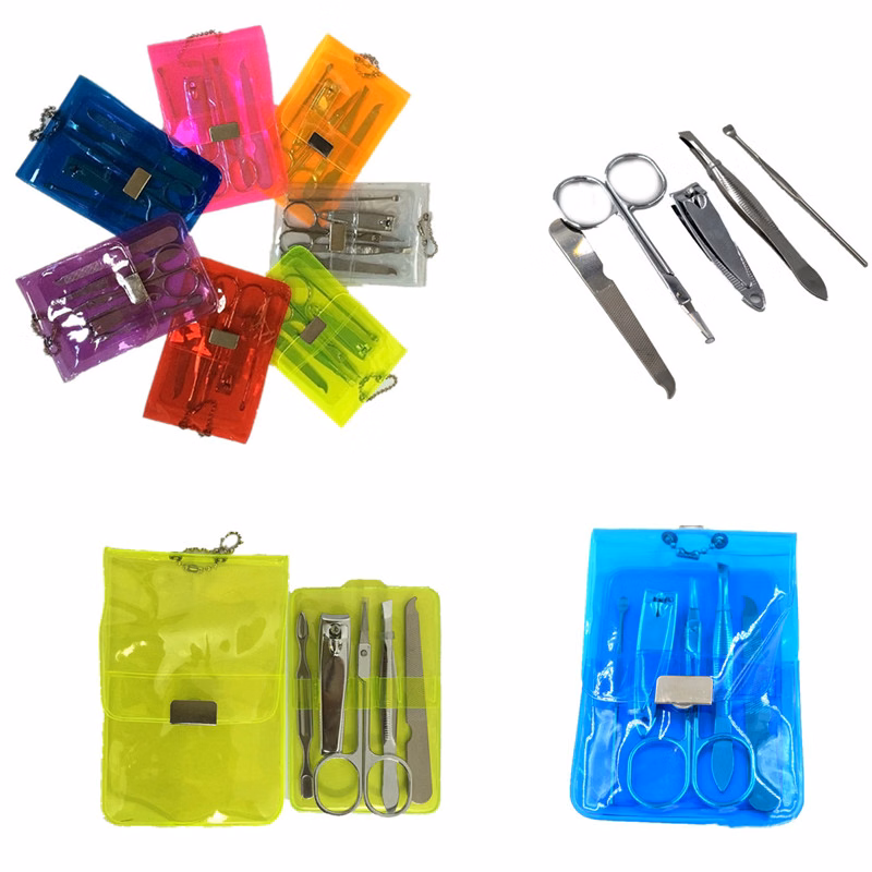 Translucent 5-piece Vinyl Manicure Kit