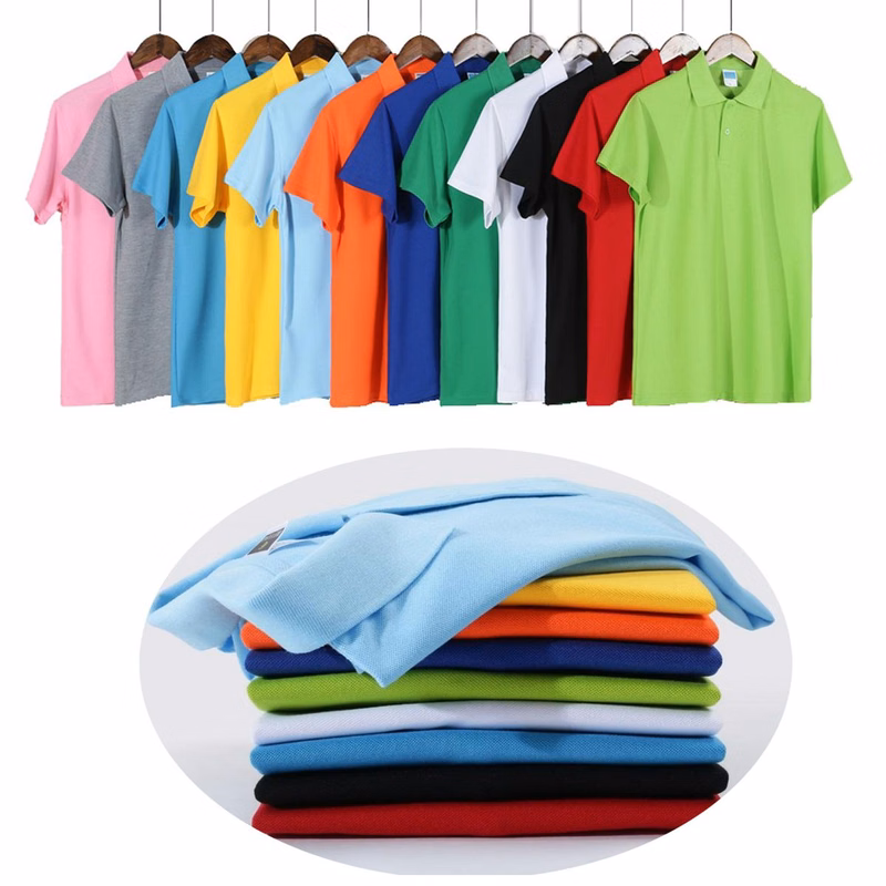 Short Sleeve Cotton Golf Polo Shirts