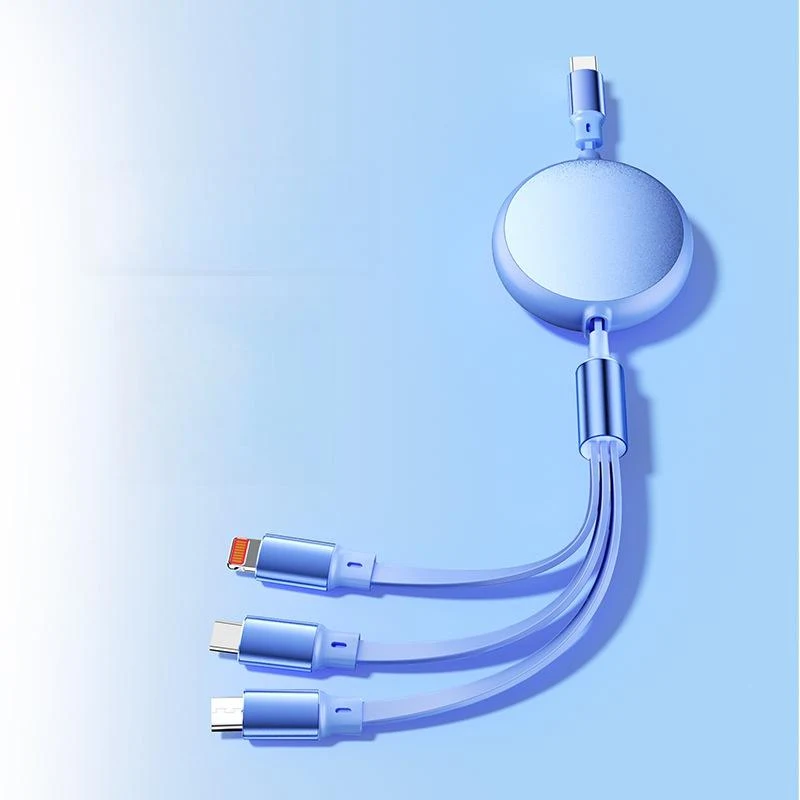 Type-C Port 3-In-1 Retractable Cable 1