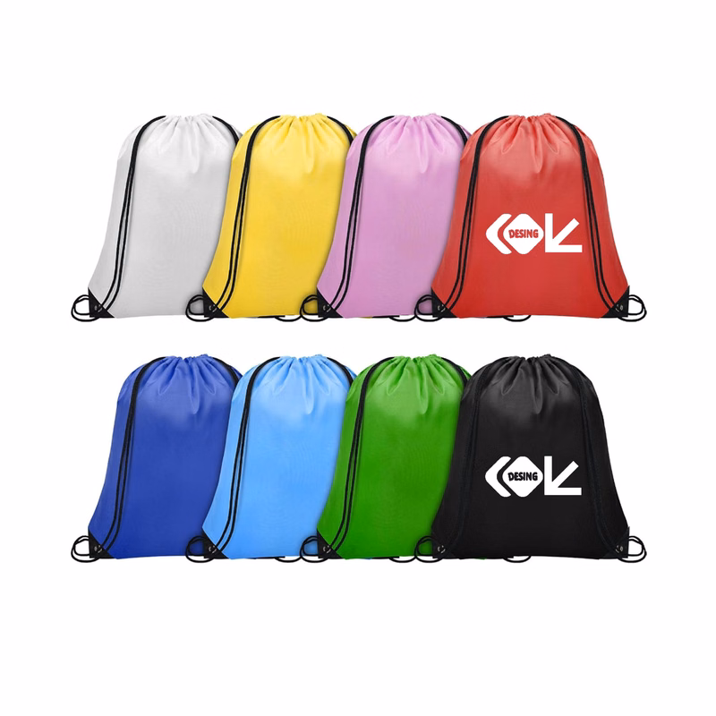 210D Polyester Drawstring Bag With Your Design