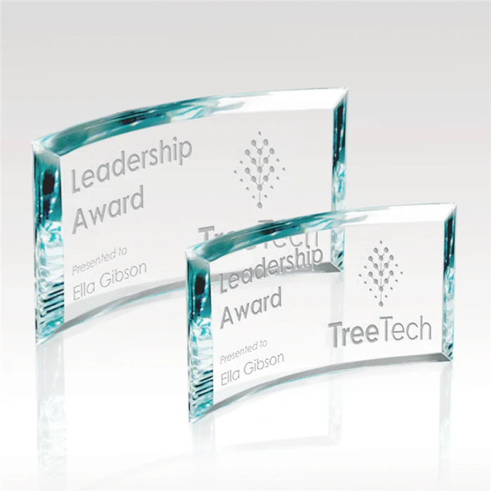 Slumped Pennant Glass Award 1