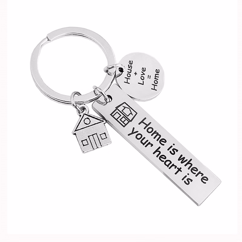 Keychain with 3 charms