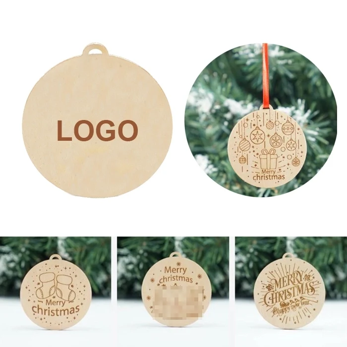 Wooden Christmas Tree Ornament 1