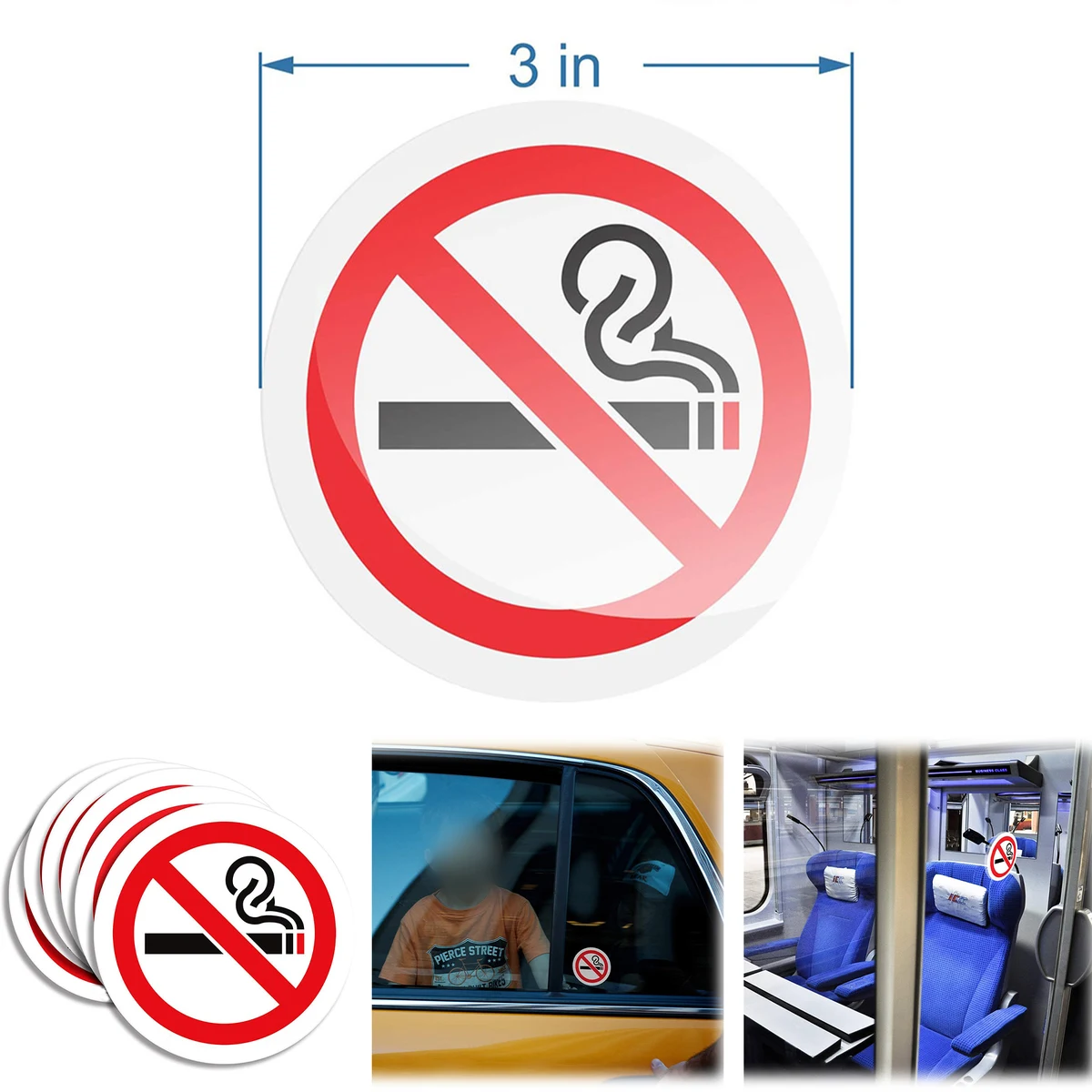 No Smoking Sign Sticker 1