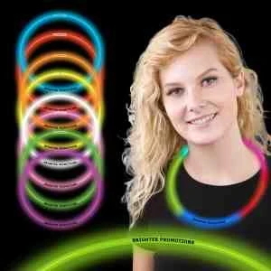 22" Superior Single Color Light Up Glow Necklace 1