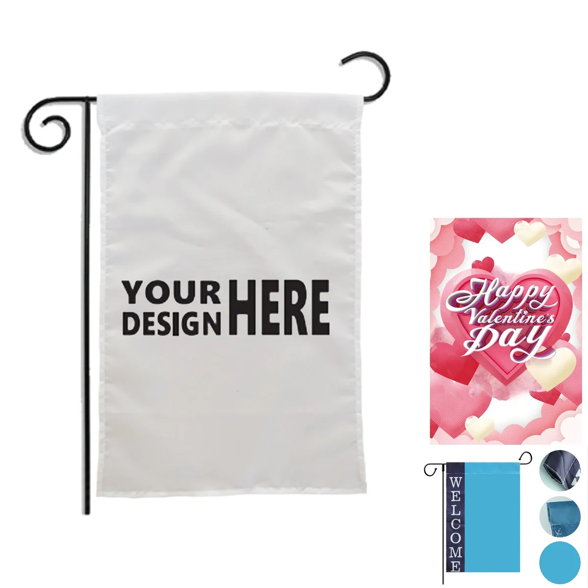 12" x 18" Festival Double-Sided Garden Flag 1