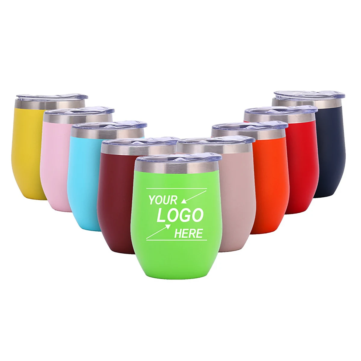 12oz U-Shaped Eggshell Ice Cup 1